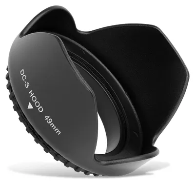 Immagine prodotto di CELLONIC Paraluce compatibile con Ø 49mm con filettatura a vite Ø 49mm Lens Hood in Materiale sintetico protegge l'obiettivo e la lente da urti e graffi