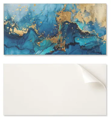 Obrázek produktu pro Samolepicí vinylová dekorativní deska s potiskem, rozměry 100 x 50 cm, abstraktní motiv vody
