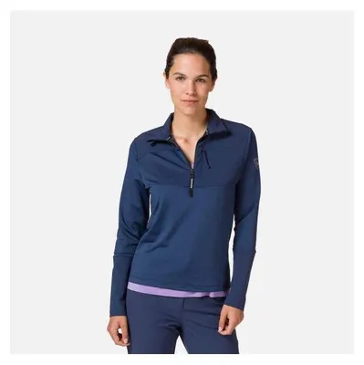 Productafbeelding van Rossignol dames sweatshirt, halve rits, marineblauw, maat M