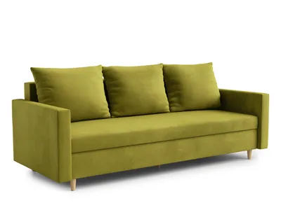 Image de AX LIVING Canapé 3 places Hyden avec fonction couchage – largeur 222 cm, vert