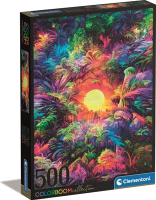 Image de Puzzle CLE 500 ColorBoom PsychédéliqueJungle 35518