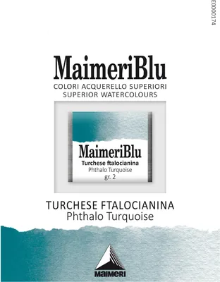 Obrázok produktu pre Maimeri Blu Akvarelová farba Phthalocyanine Turquoise 431 1,5 ml 1 ks