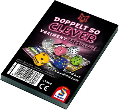 Produktbild von Schmidt Spiele Familienspiel Doppelt So Clever Ersatzblock, Ersatz Block für Würfelspiel, 49360