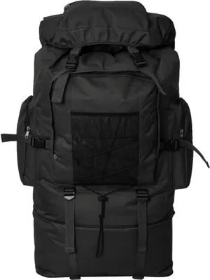 Produktbild von vidaXL Batoh v armádnom štýle XXL 100 L Black