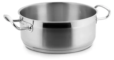Produktbild von LACOR Bratentopf ohne Deckel D.36 cm Eco-Chef, Edelstahl, 36 cm, 40.5 x 40.5 x 1