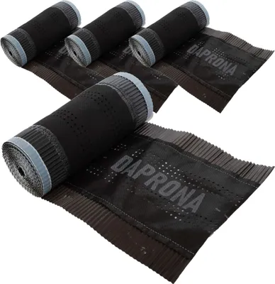 Produktbild von DAPRONA Firstband Alu Super Vent 4 Rollen - 320mm x 5m Braun (RAL 8017)  Rollfirst für eine optimale Dachfirst Abdeckung, Super Butylkleber