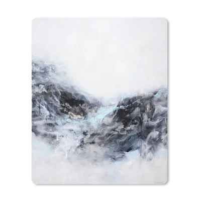 Produktbild von MuchoWow® Mauspad Mousepad Schwarz - Weiß - Farbe - Abstrakt 19x23 cm - Mousepads - Maus Mat - Pad - Mausunterlage - Mauspads - Spielen
