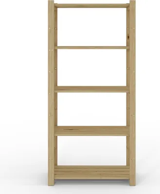Produktbild von Bücherregal, Holzregal, Standregal, Wandregal, Regal mit 5 Böden, Büroregal, B-22 170x70x40 5 böden , Lagerregal, Aktenregal für ordner, Lenmar