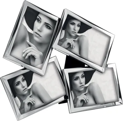 Produktbild von Fotogalerie Metall 32x35 cm silber glänzend Mascagni A189