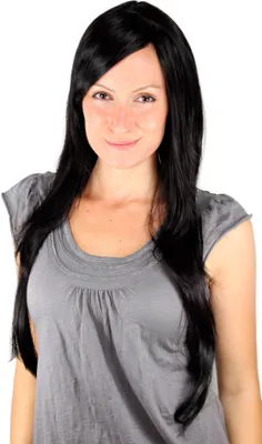 Produktbild von WIG ME UP Perücke schwarz, SEHR LANG, Scheitel 3110-2