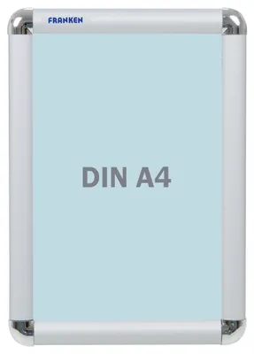 Aluminium Wechselrahmen 25 mm DIN A4, silber