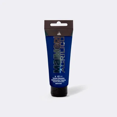 Produktbild von Acrylfarbe MAIMERI Acrilico 75 ml - Phthalocyanintürkis