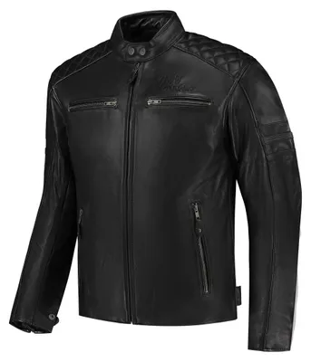Produktbild von Rusty Stitches Jari V2 Motorrad Lederjacke, schwarz, L