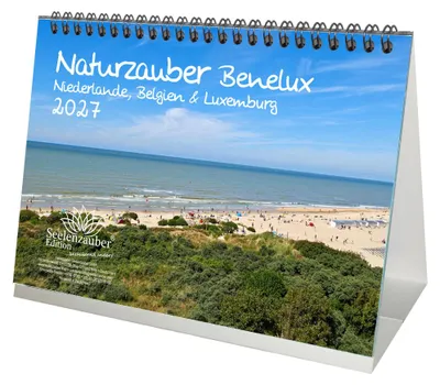 Produktbild von Naturzauber Benelux DIN A5 Tischkalender 2027 - Seelenzauber