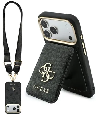 Produktbild von Guess 4G mit einem Portemonnaie MagSafe Apple iPhone 18 Pro / 17 Pro braun