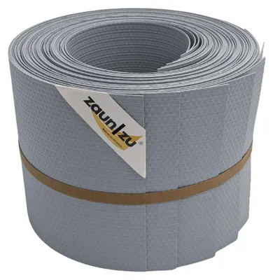 Produktbild von 10x Sichtschutzstreifen PP zaun|zu DELUX-R Einzelstreifen 2,55m Fenstergrau 10x 2,55m