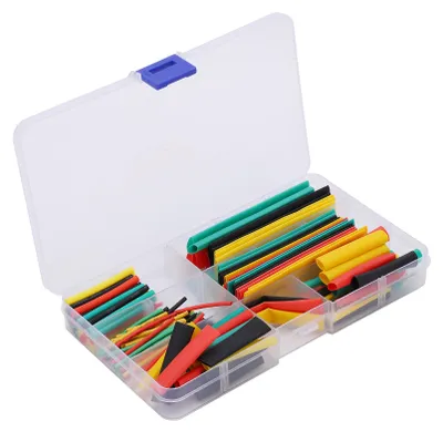 Immagine prodotto di 164pcs calore Shrink tubazione manicotto 2:1 rapporto isolamento elettrico filo cavo avvolgere assortimento