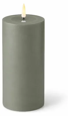 Produktbild von Deluxe Homeart Stumpenkerze LED Salbei Green (7,5x15cm)