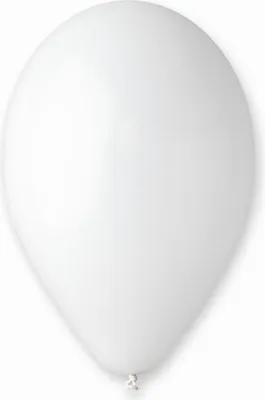 Produktbild von Weiße Pastellballons, 25 cm, 50 Stück – Godan
