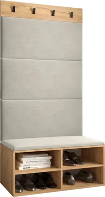 Produktbild von Garderobe MIRO Set 2 mit gepolsterten Paneelen Industrial Design