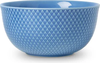 Immagine prodotto di Lyngby Porcelæn - Ciotola colorata Rhombe Ø17,5 cm, blu