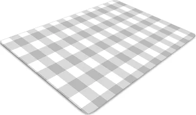 Obrázek produktu pro Podložka pod kancelářskou židli 120 cm x 90 cm Podložka pod kancelářskou židli - šedá mřížka