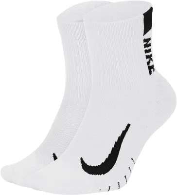 Obrázek produktu pro Ponožky NIKE Multiplier Ankle White 2-pack Bílá 46-50