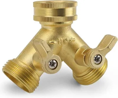 Produktbild von Wasserverteiler 4-Wege mit Kugelhähnen - Effiziente Wasserverteilung