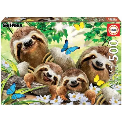 Obrázek produktu pro Educa - Rodina lenochodů 500 dílků puzzle