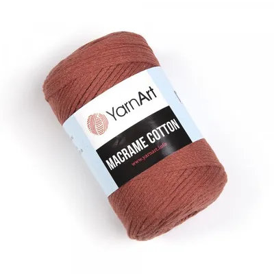 Obrázek produktu pro YarnArt Macrame Bavlna příze 250 g / 100 m - barva 785 rezavá - makramé příze
