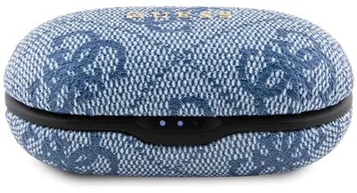Produktbild von GUESS Bluetooth Gaming Kopfhörer + Dockingstation 4G Metal Logo Schwarz / Blau