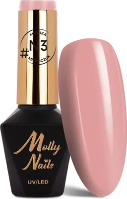 Produktbild von Molly Nails #Natural Hybrid-Nagellack von Monika Mielniczuk HEMA/Di-HEMA-frei 8g Nr. #N3