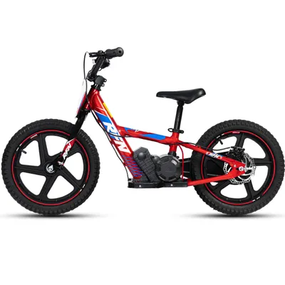 Produktbild von RFN DNA16 12" Kinder-Elektromotorrad, 250W Motor, 24V Akku, 3 Geschwindigkeiten, IP65 wasserdicht, leicht, sicher und zuverlässig