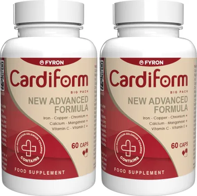 Zdjęcie produktu dla Cardiform - 120 Kapsułek - (2 x 60 Kapsułek) - 2 Dawki