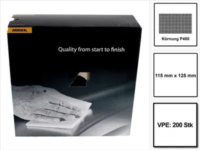 Obrázok produktu pre Mirka Goldflex Soft 115x125mm P400 200ks ( 2912707041 ) Podložka pod ruku v roli perforovaná