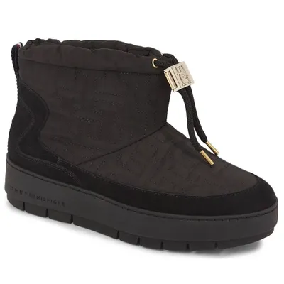 Produktbild von Tommy Hilfiger Damen Stiefeletten FW0FW07637 BDS Farbe: Schwarz Größe: 41