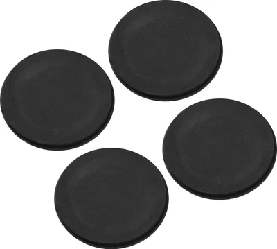 Immagine prodotto di Sottobicchieri a rotella in legno massiccio con cuscinetto in EVA antiscivolo, 4 pezzi/set