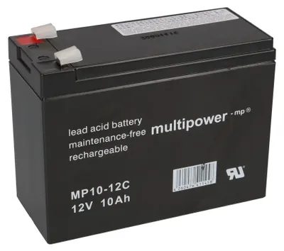 Zdjęcie produktu dla Multipower Blei-Akku MP10-12C Pb 12V / 10Ah