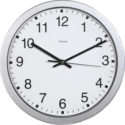 Immagine prodotto di Orologio da parete Hama "Mallorca", Ø 30 cm, argento