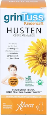 Produktbild von grinTuss Kindersaft beruhigt den Husten, 128 g Lösung