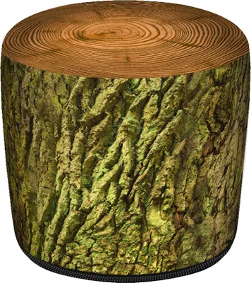 Produktbild von Bertoni Deko- Pouffe | Hocker | Stoffhocker | Ottomane | Sitzpouffe | D40 x 40 cm | Pouffe für Garten oder Wohnzimmer | Druck Omszona