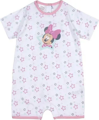 Produktbild von Kurzarm Strampelanzug Minnie Mouse Weiß - 12 Monate