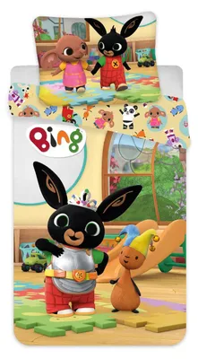 Produktbild von Bing und Flop Babybettwäsche 100x135 + Kissenbezug 40x60 100% Baumwolle