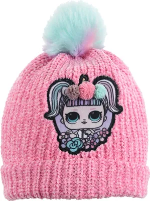 Produktbild von L.O.L. Surprise! Kinder Mädchen Winter-Mütze Bommelmütze      , Farbe:Pink, Größe:52