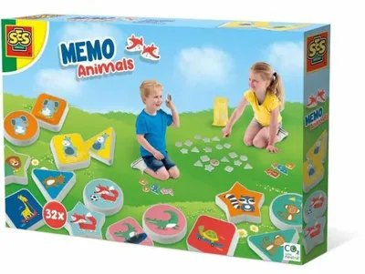 Produktbild von SES Creative Animal-Memo, Kartenspiel, Matching, 3 Jahr(e)