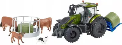 Image de TOMY Britains ensemble Valtra vert métallisé 43323
