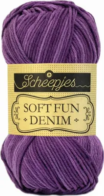 Produktbild von Scheepjes Softfun Denim 50g Violett 515