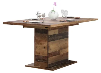 Esstisch Ausziehtisch CLIF 160 - 200 cm Optik Old Wood Vintage