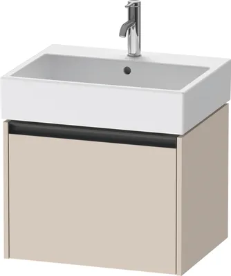 Produktbild von Duravit Ketho.2 Wastafelonderkast 58,4x46x44 cm Supermat Taupe