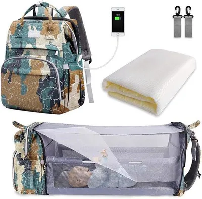 Produktbild von Famanu Wickelrucksack Große Kapazität - Woestijn Camouflage